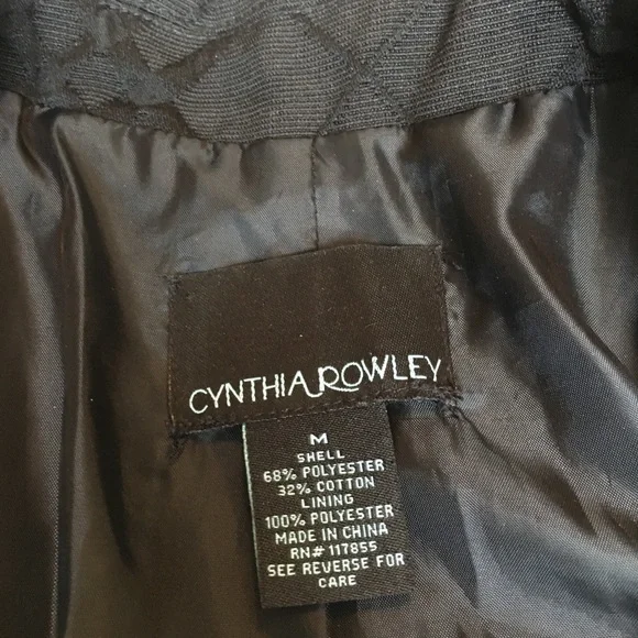 Cynthia Rowley Black Fall Jacket - Picture 4 of 4